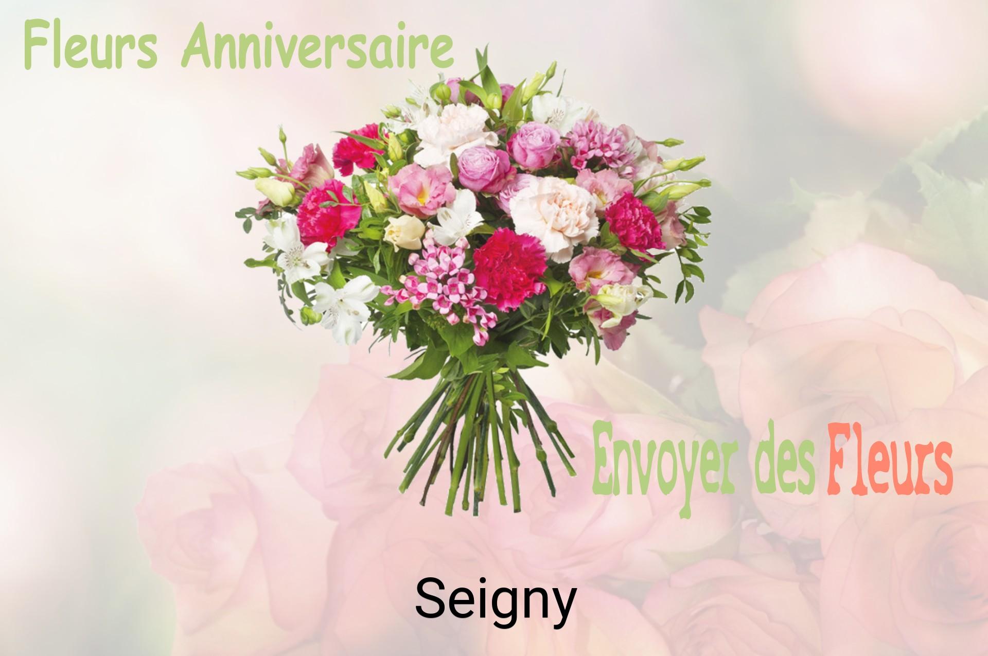 Bouquet de fleurs d’anniversaire livré à Seigny
